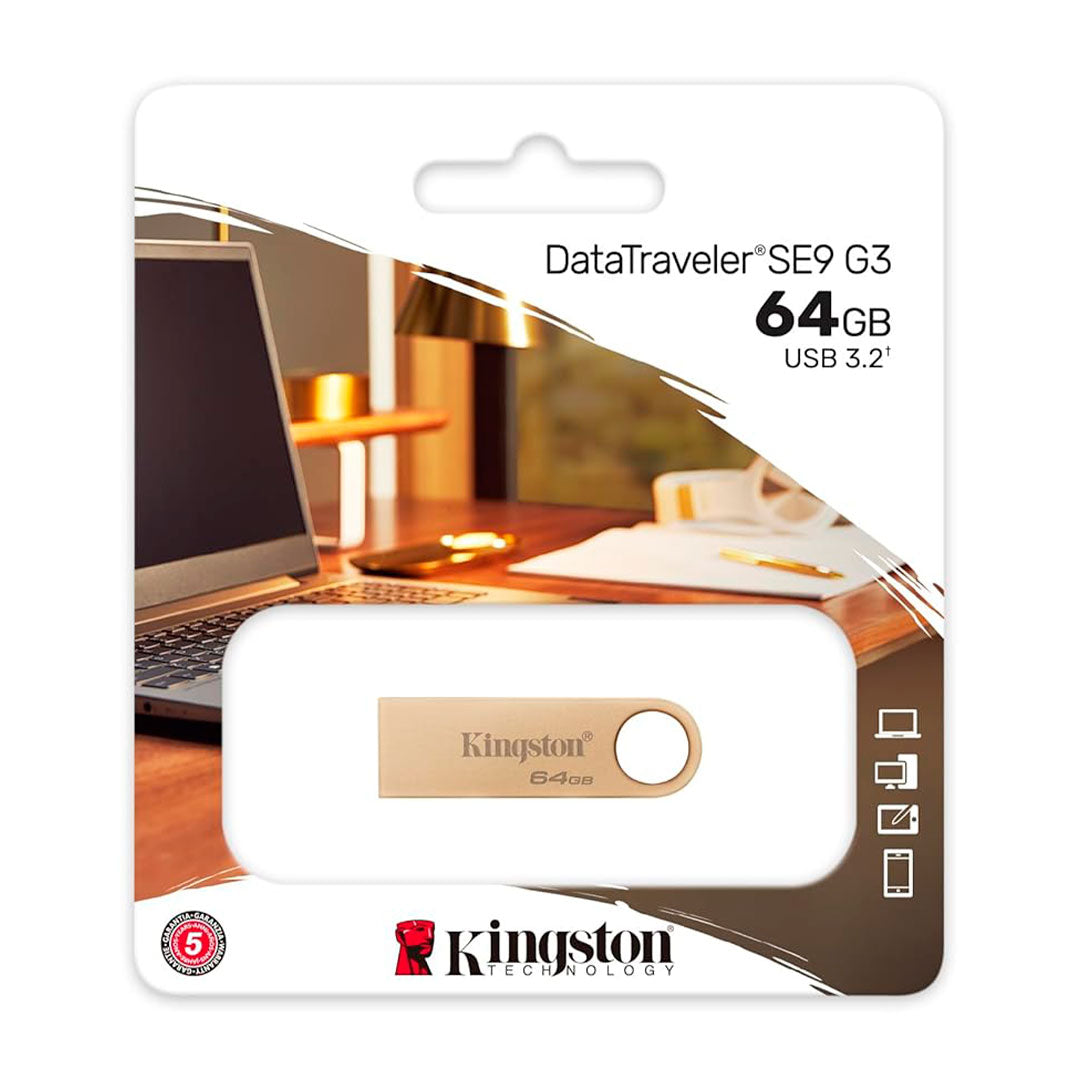KINGSTON DTSE9G3/64GB Memoria USB 3.2 64GB