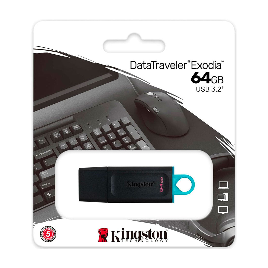 KINGSTON DTX/64GB EXODIA Memoria USB 3.2 64GB