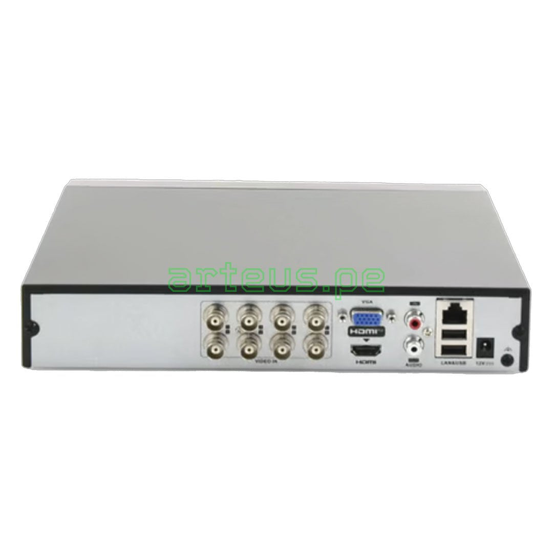 HILOOK DVR-208G-M1/T Grabador DVR Lite 8 Canales 1080P 1HDD Audio 72Mbps