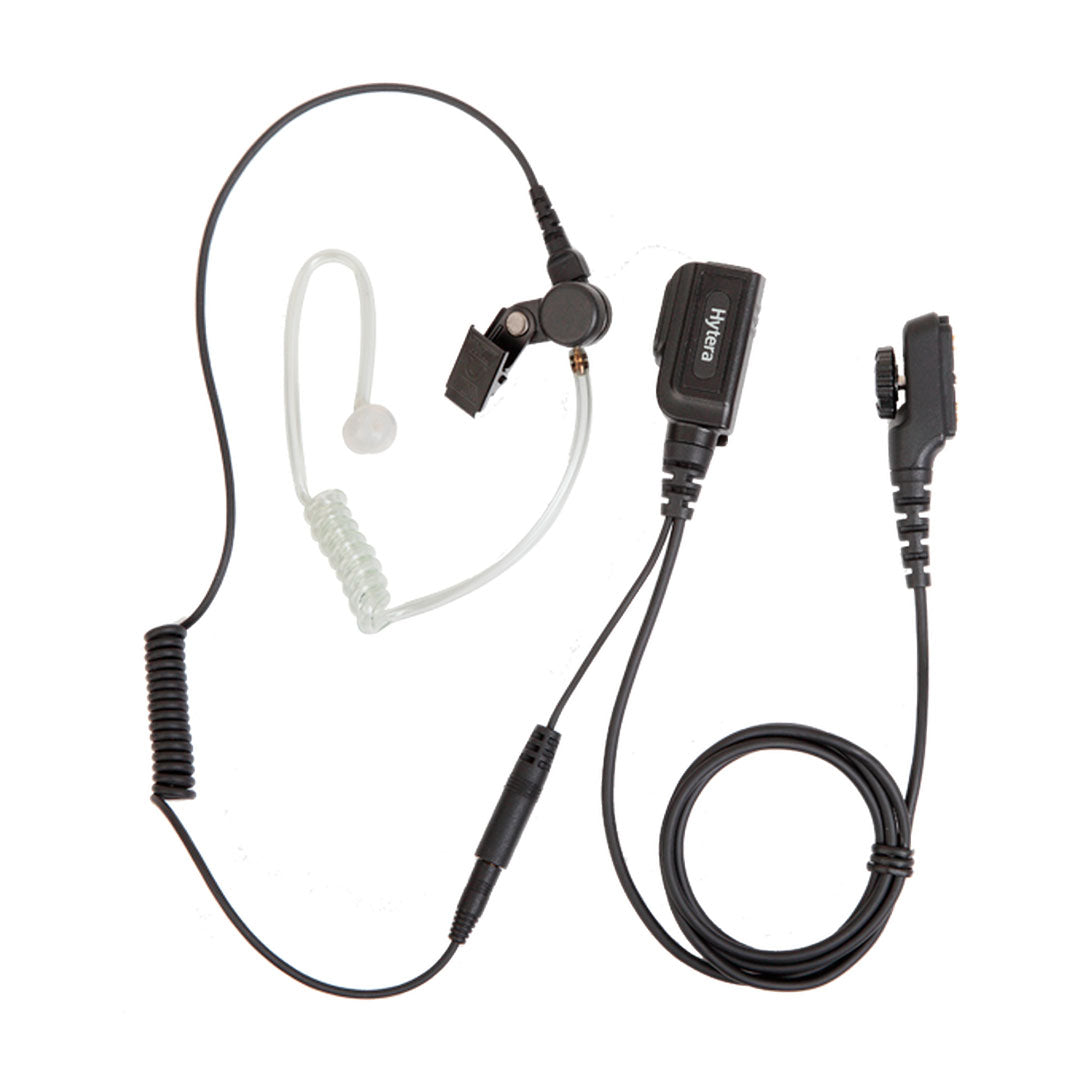 HYTERA EAN22 Auricular con PTT, desmontable, con Tubo acústico, Transparente.