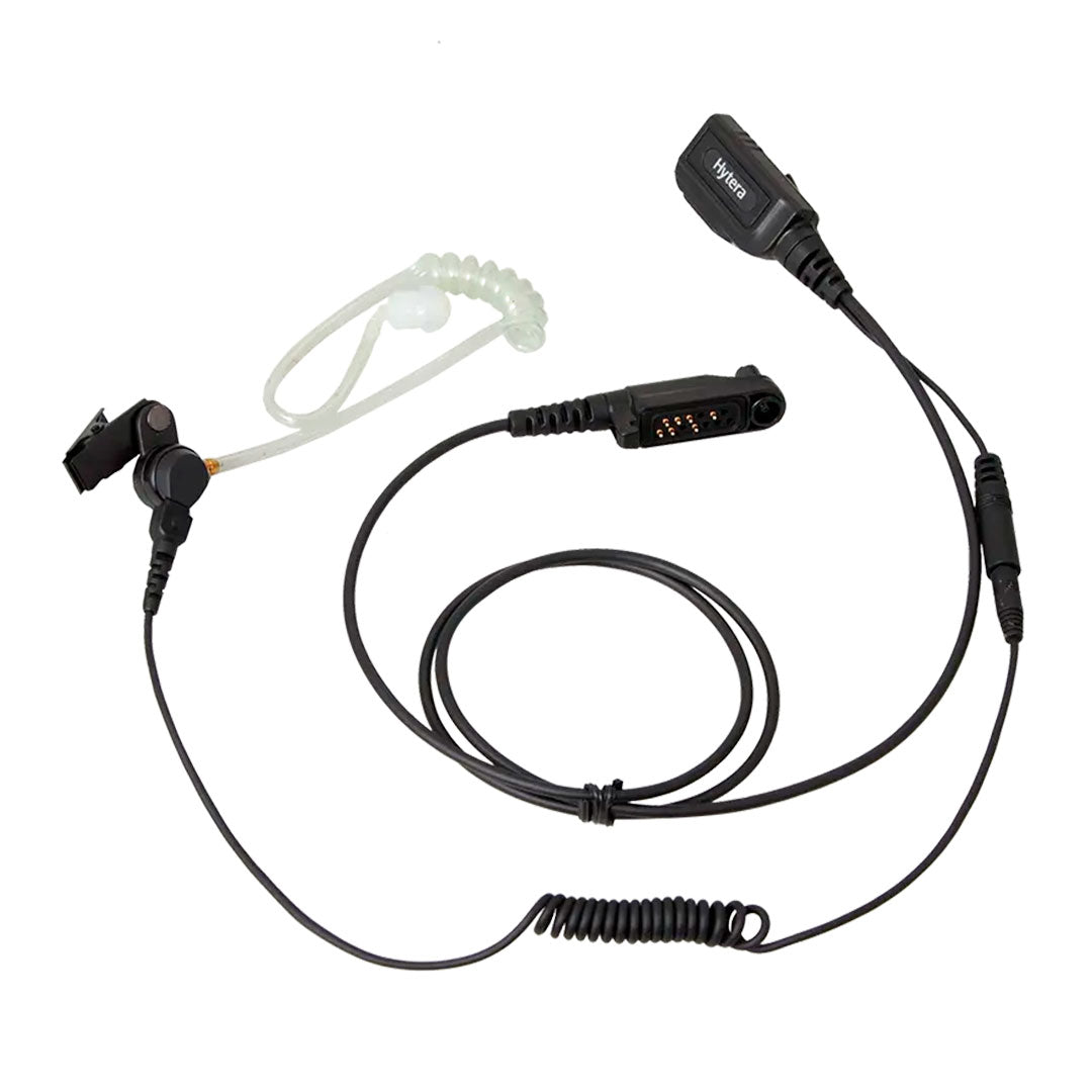 HYTERA EAN22 Auricular con PTT, desmontable, con Tubo acústico, Transparente.