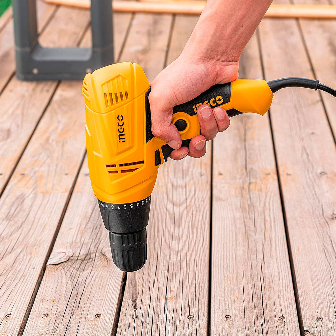 INGCO ED2808 Taladro atornillador 280w. Cable de 4 metros
