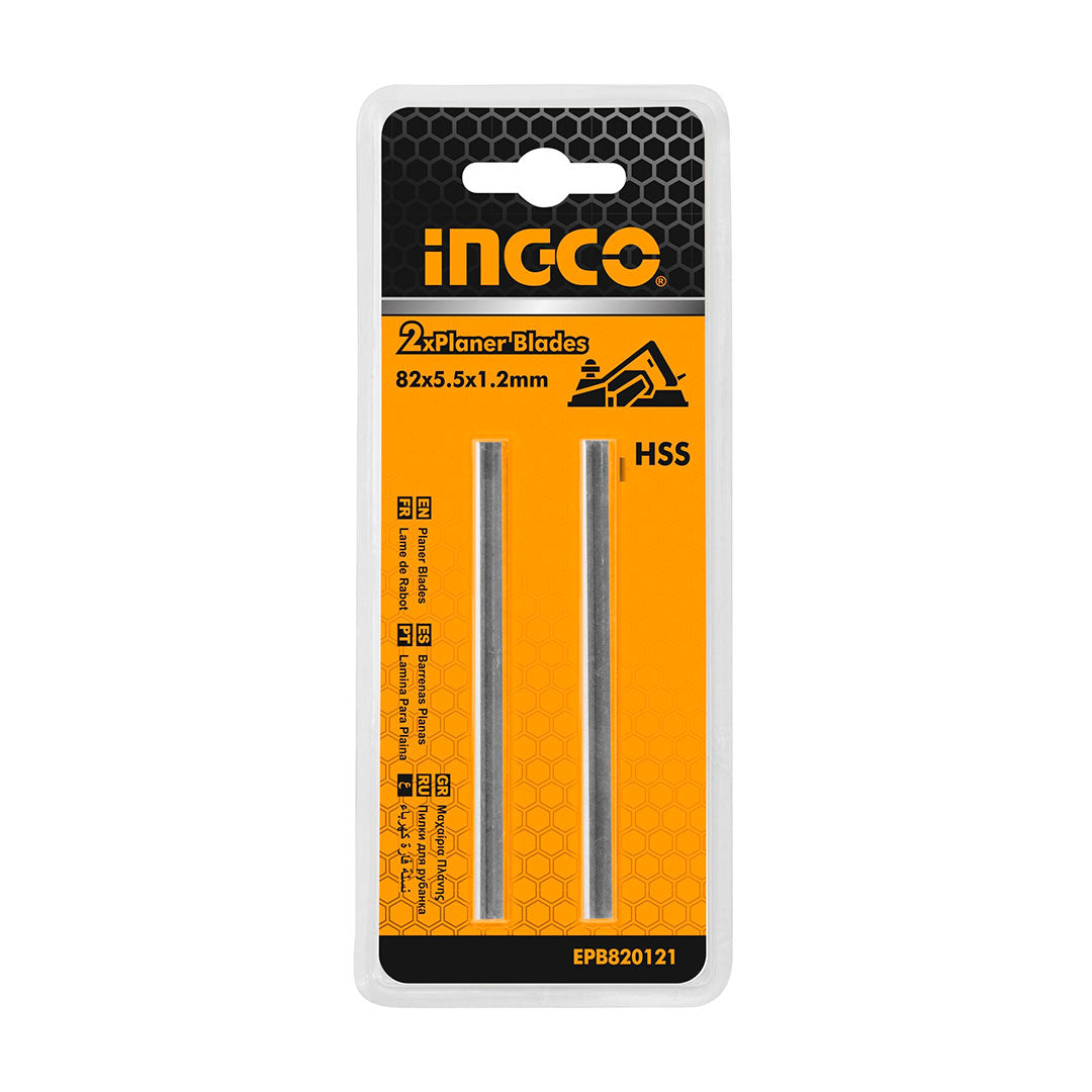INGCO EPB820121 Cuchilla para cepillo PL10508 82X5.5X1.2mm