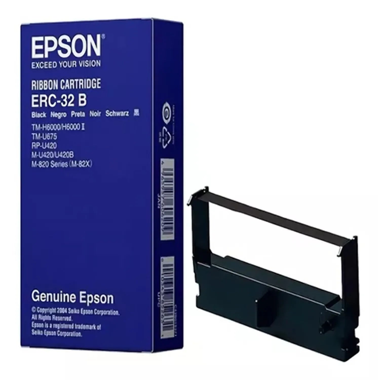 EPSON ERC-32B Cinta Ribbon Negra para Impresoras de Punto de Impacto