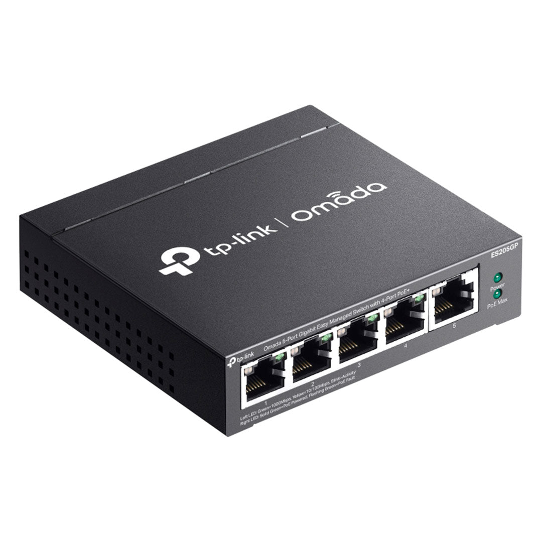 TP-LINK ES205GP Switch Omada 5 Puertos Gigabit con 4P PoE