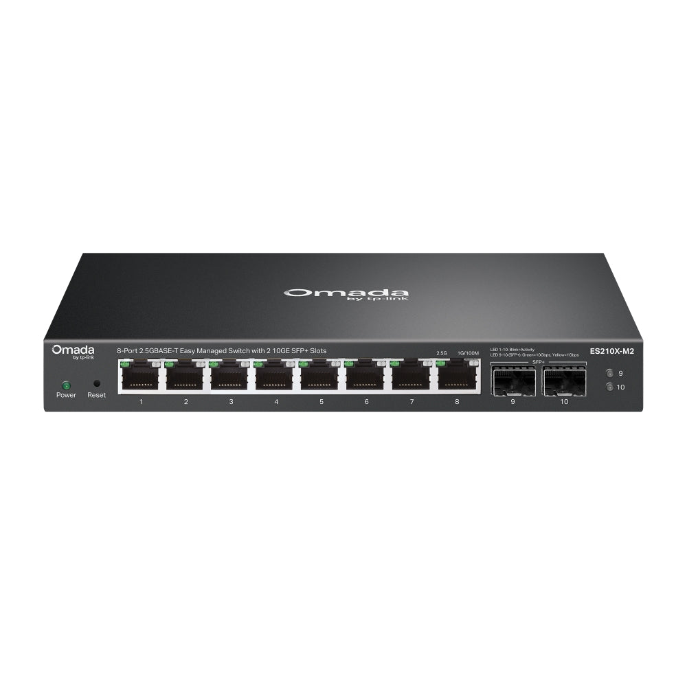 TP-LINK ES210X-M2 Switch 8 Puertos 2.5G BASE-T con 2 Ranuras SFP+ de 10GE