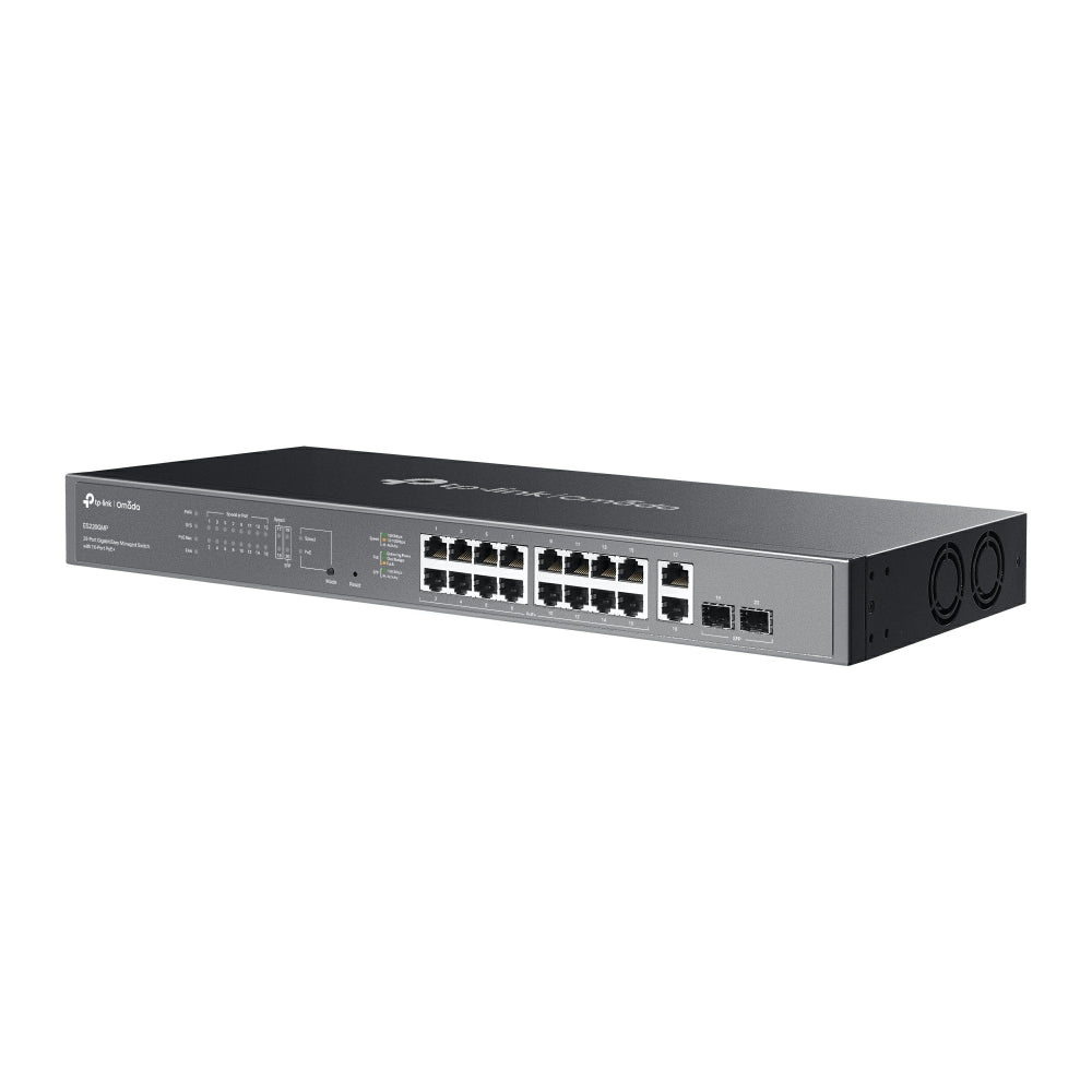 TP-LINK ES220GMP Switch Gigabit de fácil administración Omada de 20 puertos con PoE+ de 16 puertos