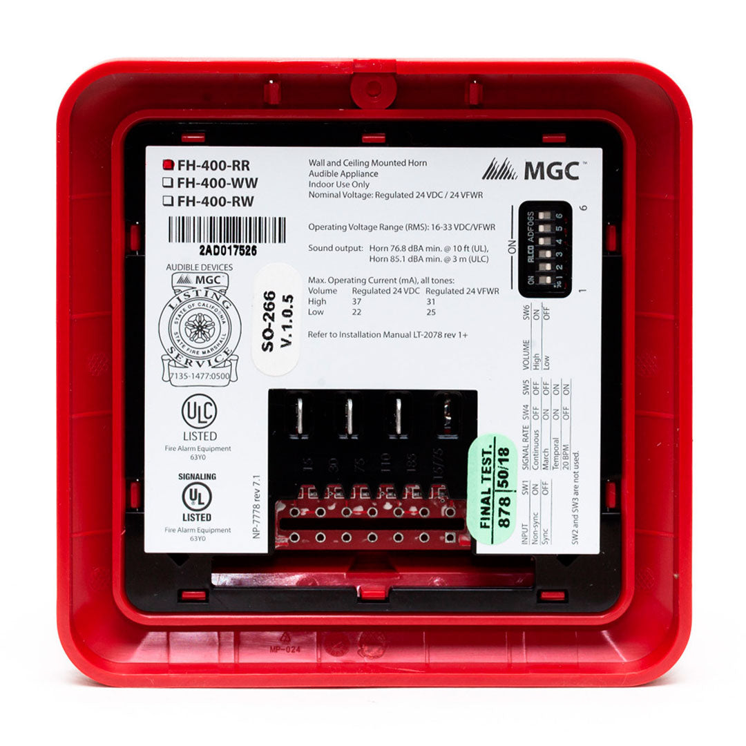 MIRCOM FH-400-RR Bocina de Montaje en pared