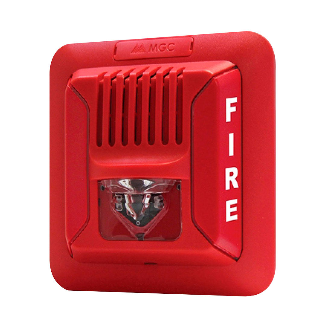 MIRCOM FHS-400-RR Sirena con luz estrobo 24V montaje en pared