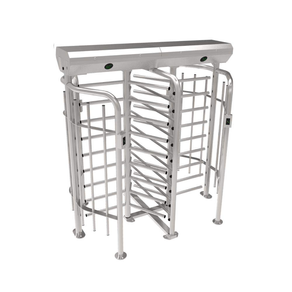 ZKTECO FHT2322D Torniquete Doble de Cuerpo Completo