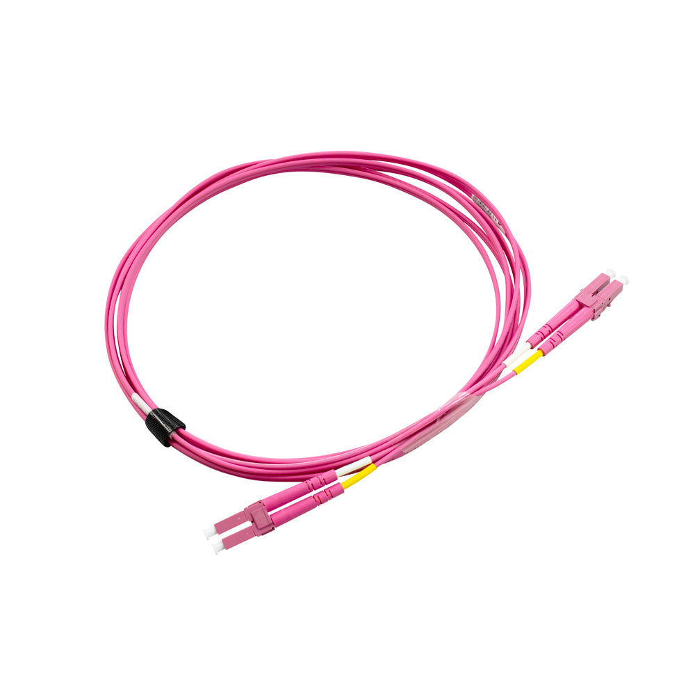 SIEMON FJ2-LCLC5V-03EH Patch Cord FO LC-LC Multimodo 50um Dúplex OM4 XGLO 3mts LSZH Violeta