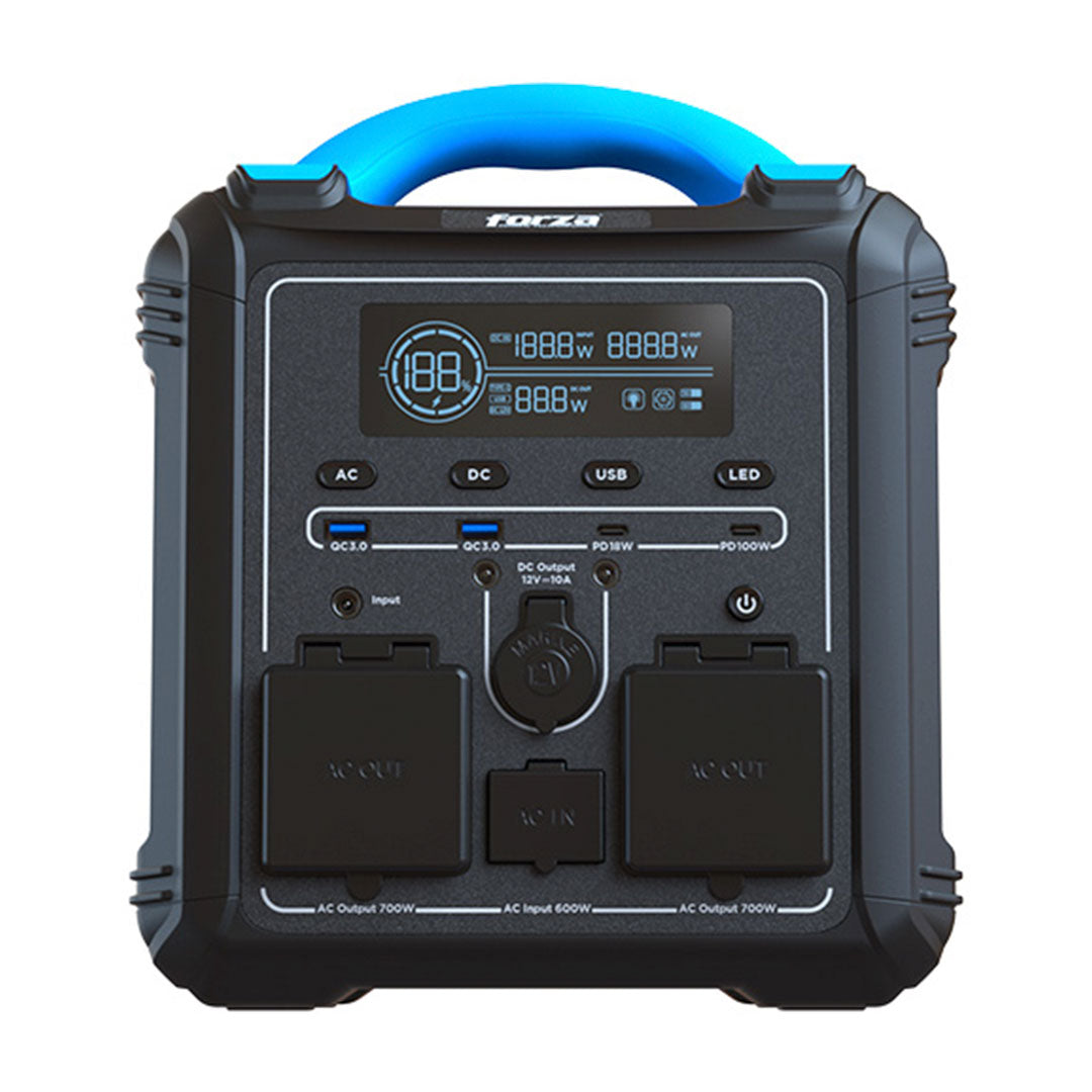 FORZA FPP-T702 TITAN Power Bank Generador 220V 700W con baterías LMFP