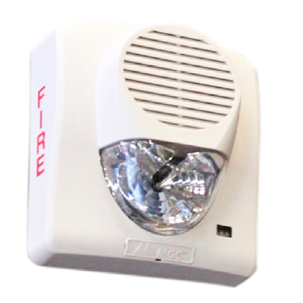 MIRCOM FS-340W Luz estrobo montaje en pared blanco
