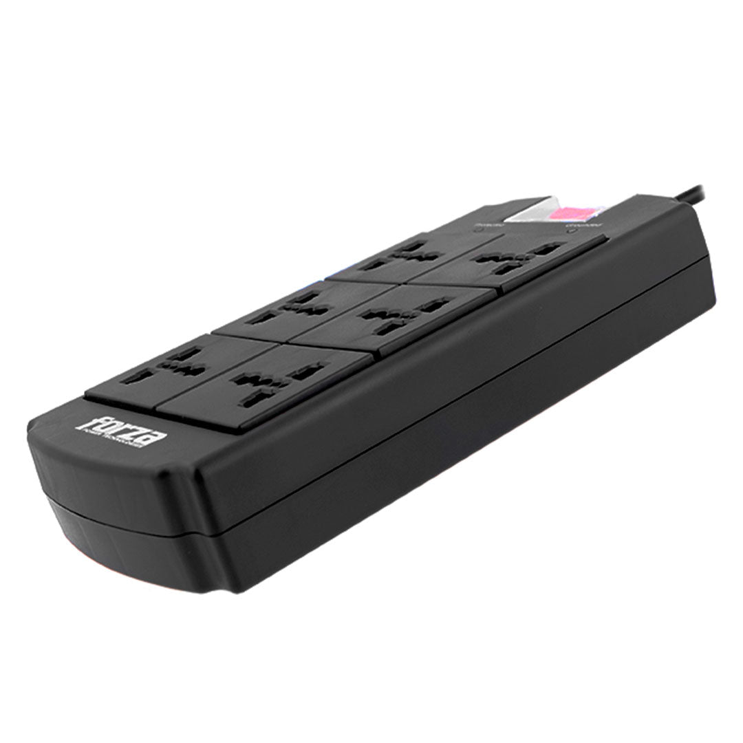 FORZA FSP-06MN Supresor Protector de voltaje 1080J 1800W 6 tomas 220V