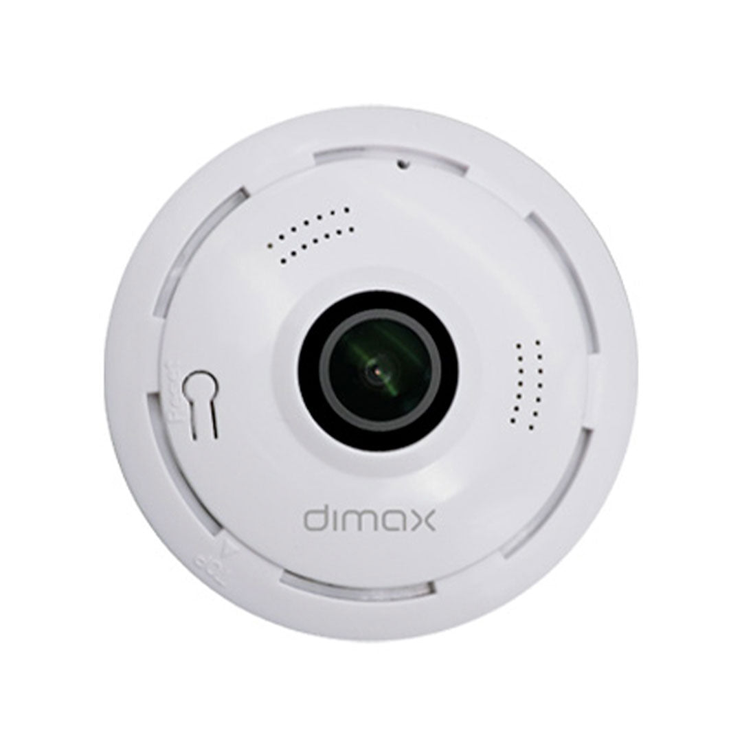 DIMAX G106 Cámara de Seguridad WiFi 3MP Ojo de Pez Panorámica