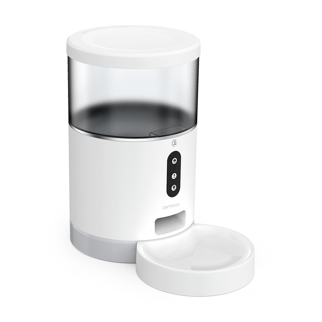 DIMAX G110 Comedero Inteligente de Mascota Sin Cámara APP Smart Life Alexa Google Asisstant