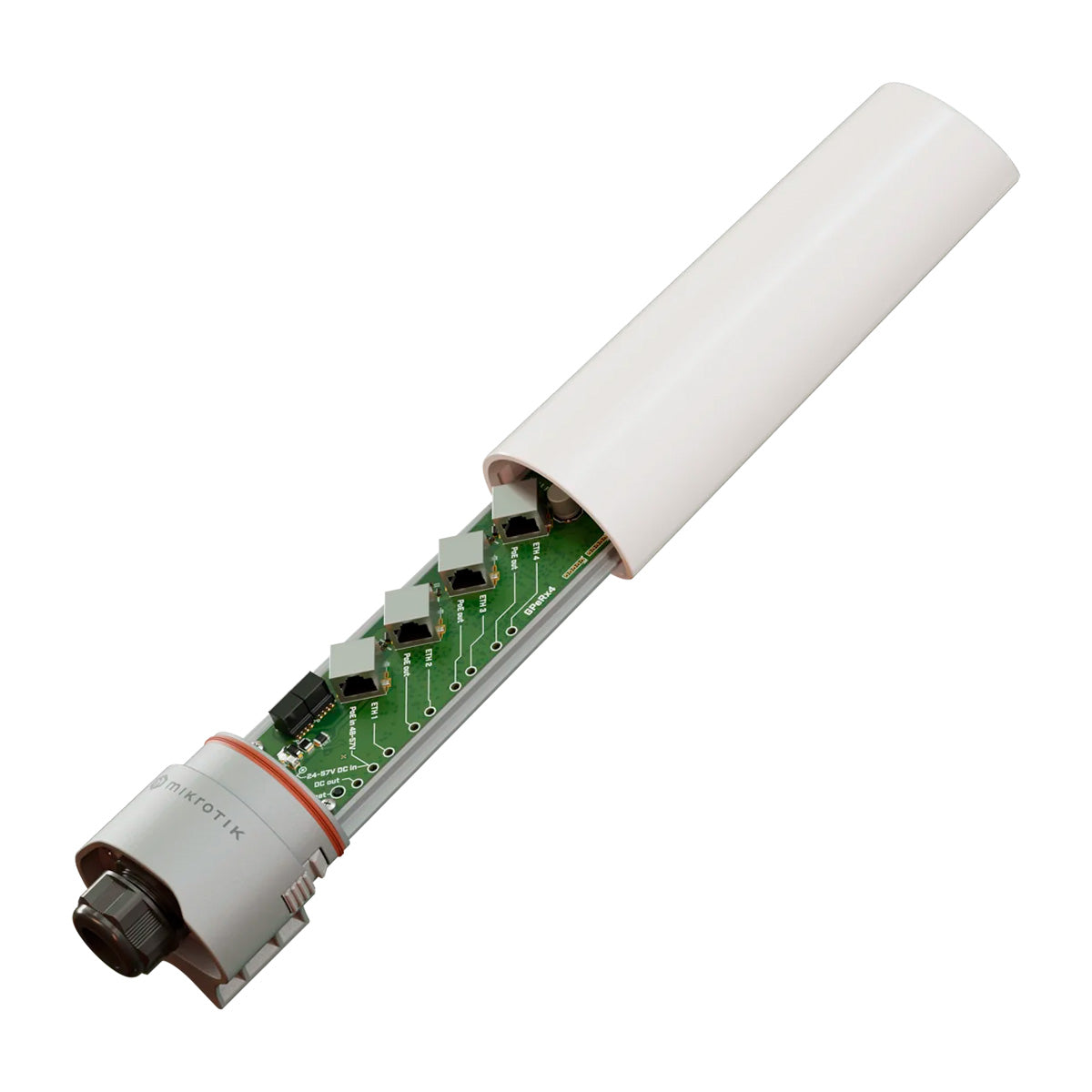 MIKROTIK GPERX4 Extensor Ethernet Pasivo Puerto Poe 90W