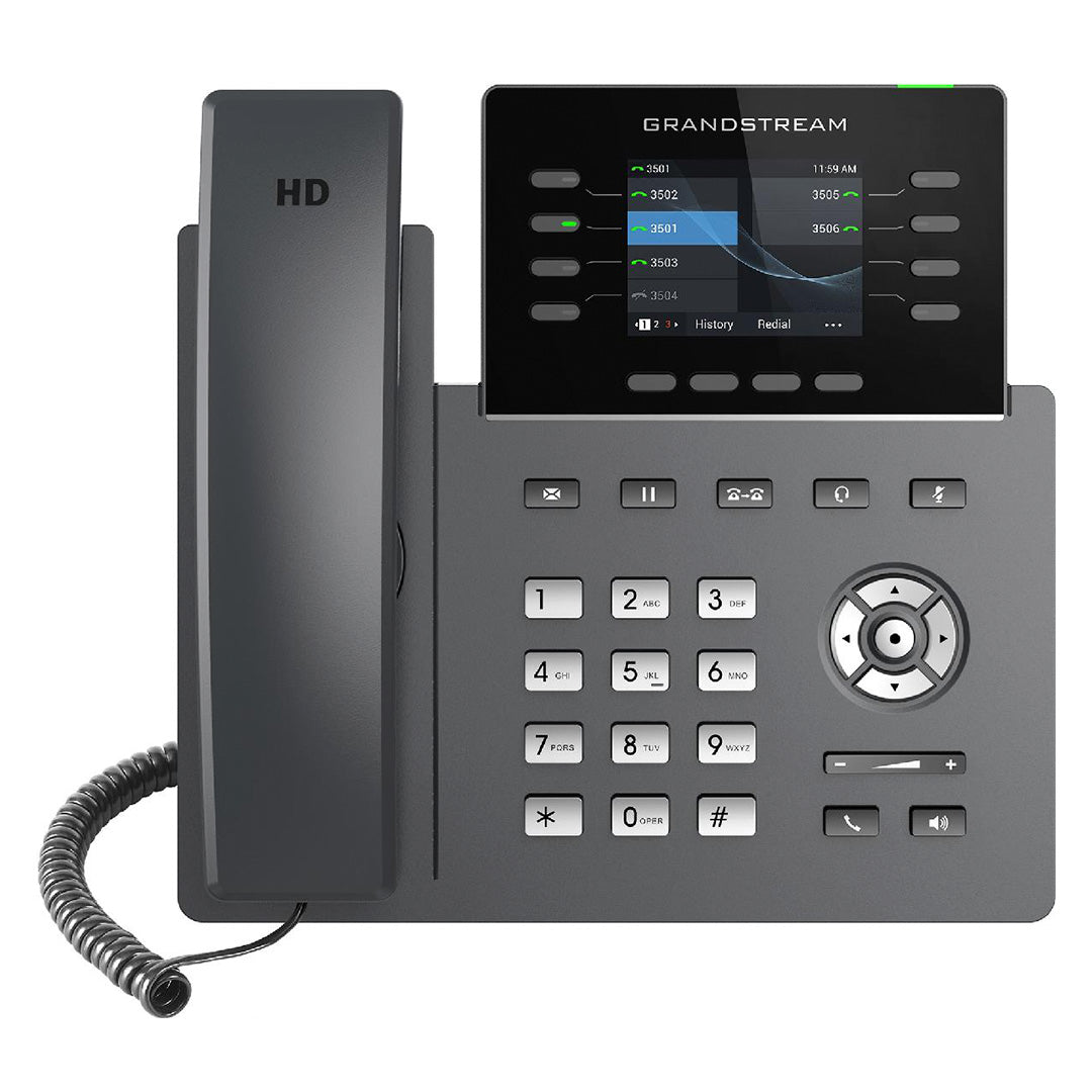 GRANDSTREAM GRP2624 Teléfono IP Profesional PoE WIF BT Gigabit