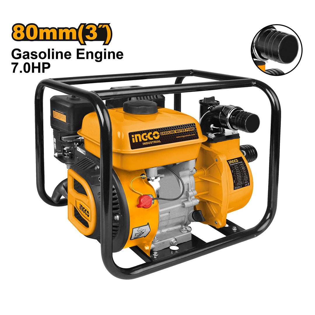 INGCO GWP202 Motobomba industrial a Nafta 550Lt. 7HP. 28mt