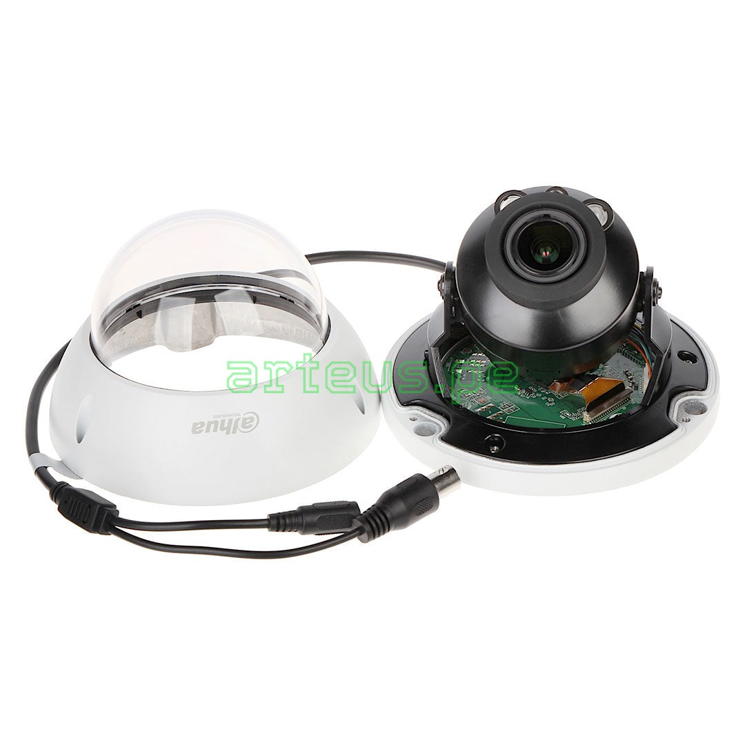 DAHUA HAC-HDBW2220R-Z Cámara de Seguridad Analógica 2MP Domo, Antivandálica, infrarroja 30m