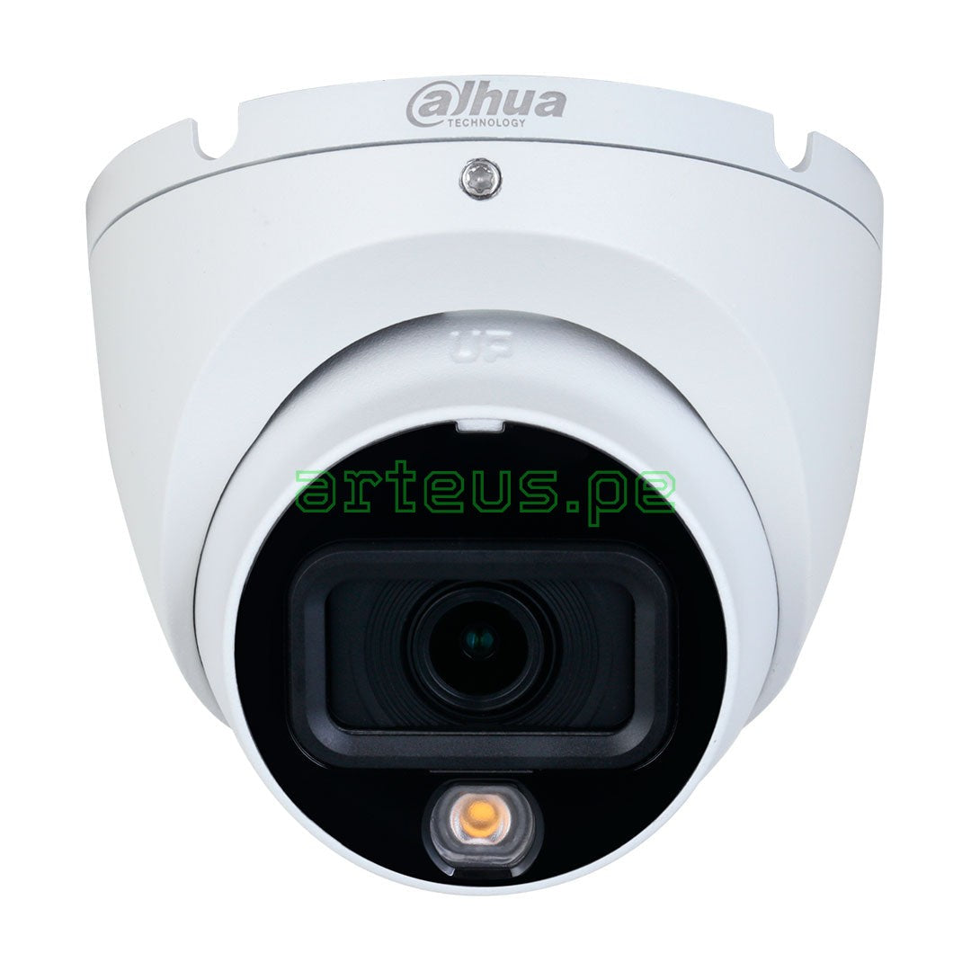 DAHUA HAC-HDW1200TLMN-IL-A Cámara de Seguridad Analógica 2MP Domo, 2.8mm, Luz Dual, Micrófono
