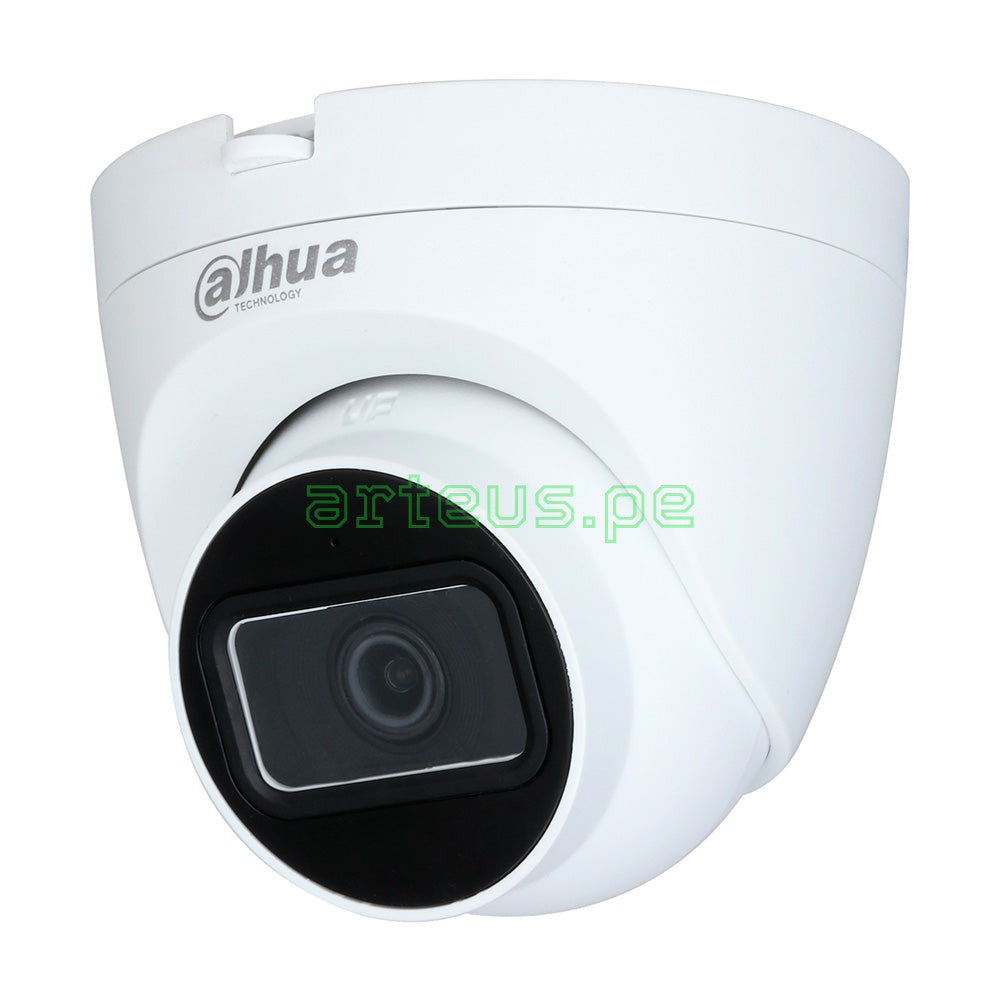 Cámara de videovigilancia tipo domo blanca para sistemas de seguridad electrónica