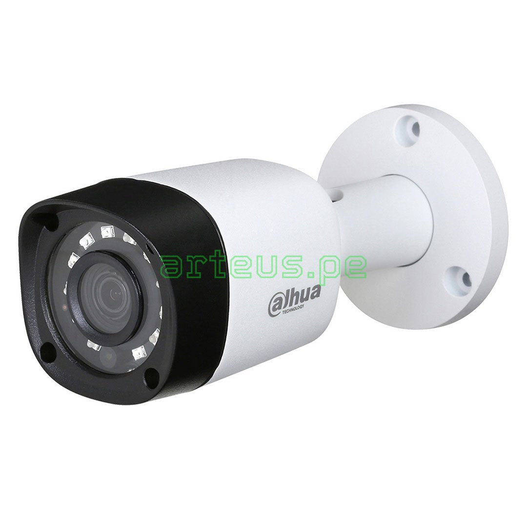 DAHUA HAC-HFW1000RM-0280B-S3 Cámara de seguridad analógica 1MP bala, 2.8mm infrarrojo 20m