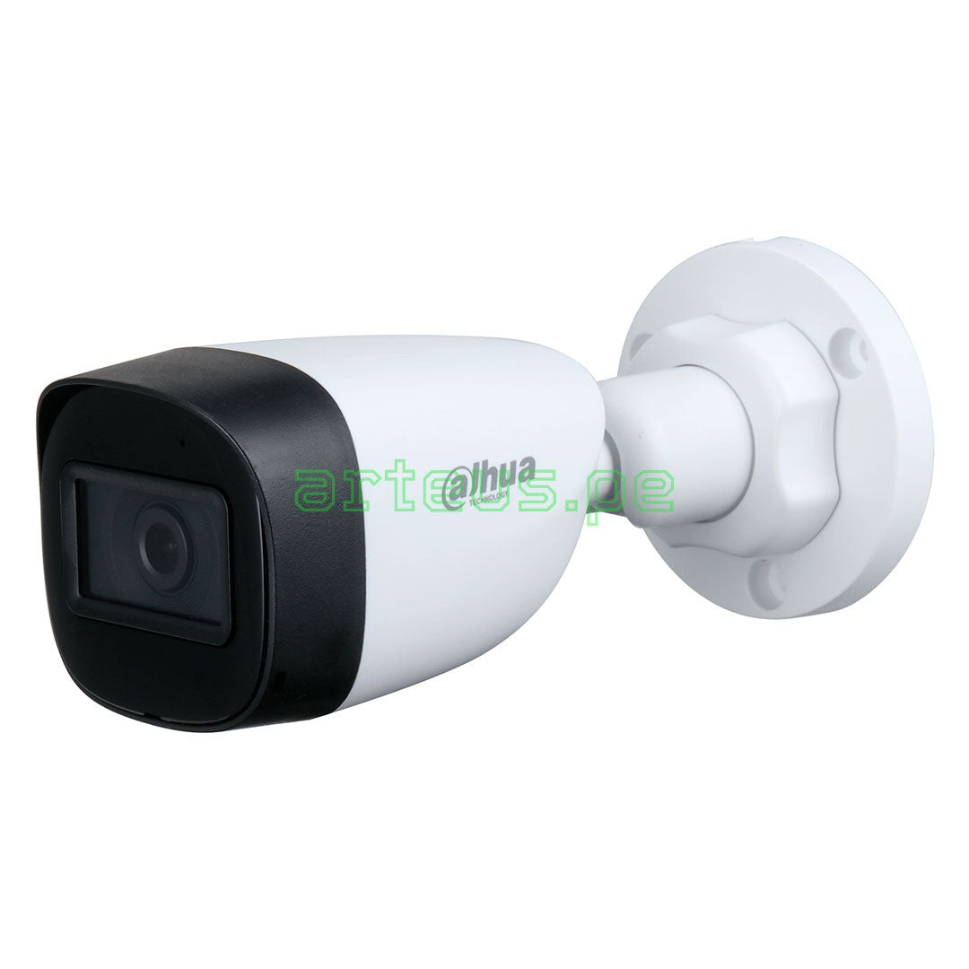 DAHUA HAC-HFW1200C(-A) Cámara de seguridad analógica exterior 2MP tubo, micrófono 2.8mm