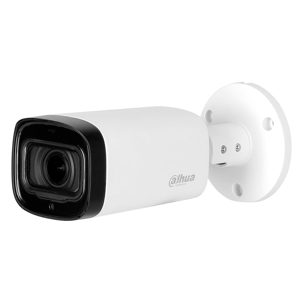 Cámara de videovigilancia Dahua tipo bala blanca para seguridad electrónica y monitoreo CCTV