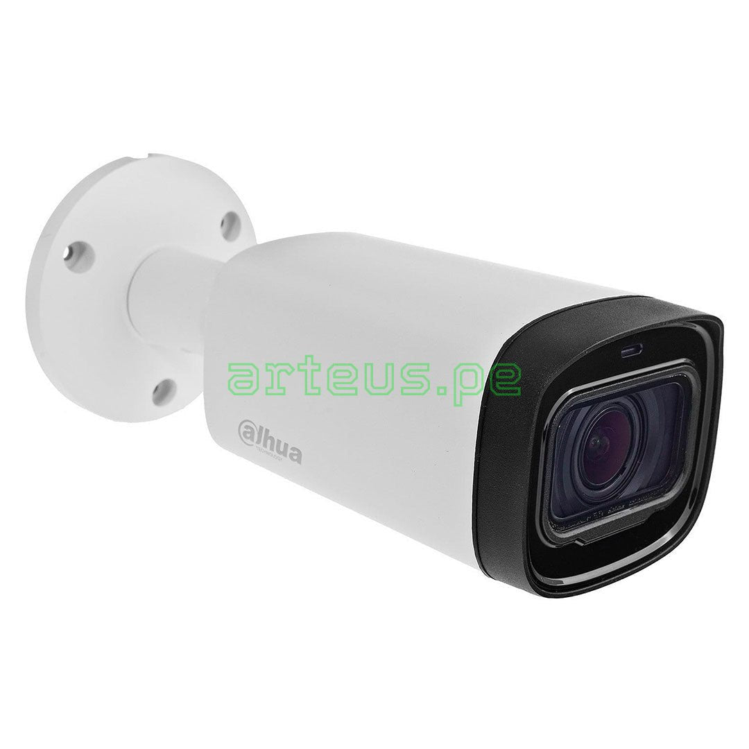 Cámara de videovigilancia tipo bala blanca de exterior, ideal para seguridad electrónica.