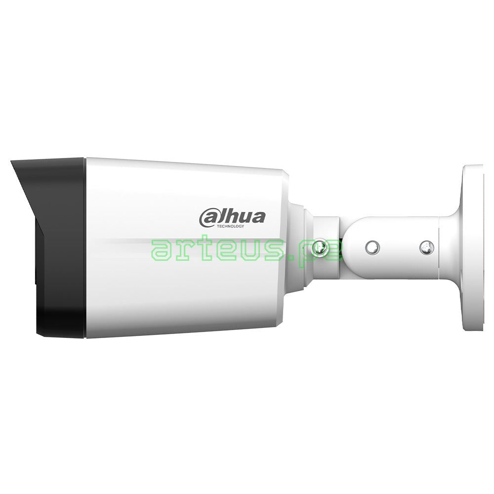 DAHUA HAC-HFW1809TLMN-A-LED Cámara de seguridad analógica 4K 8MP, 2.8mm LED 40m, IP67 WDR, micrófono, SUPER ADAPT