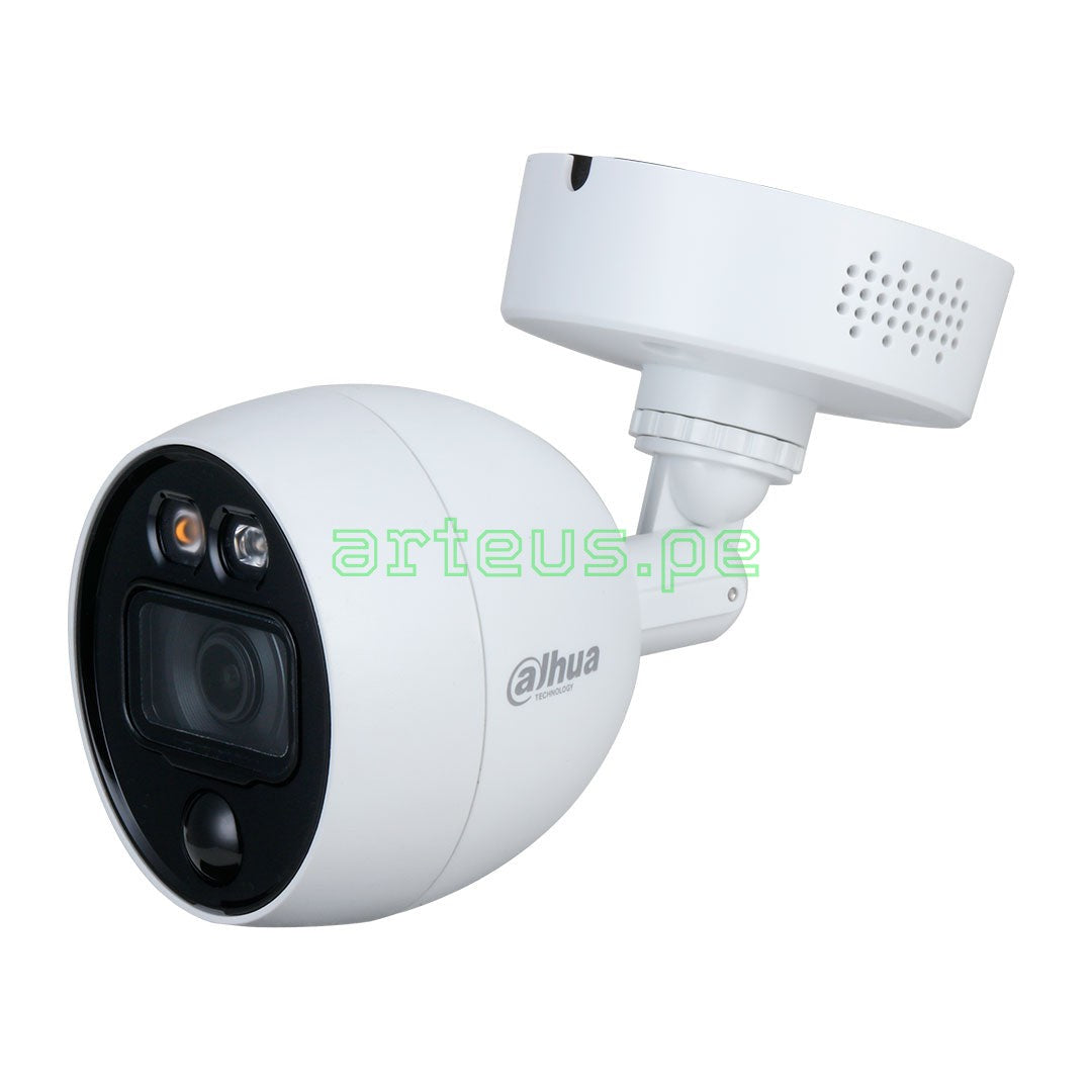 DAHUA HAC-ME1509BN-PIRLS-0280B Cámara de seguridad 5MP bala fija, disuasión activa, 2,8mm, Full Color