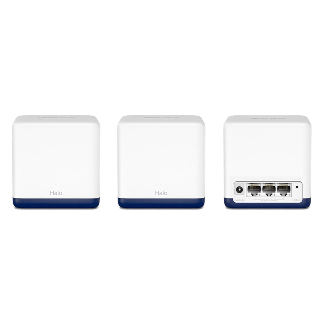MERCUSYS HALO H50G 3-Pack Router Mesh WiFi5 AC1900 Doble Banda