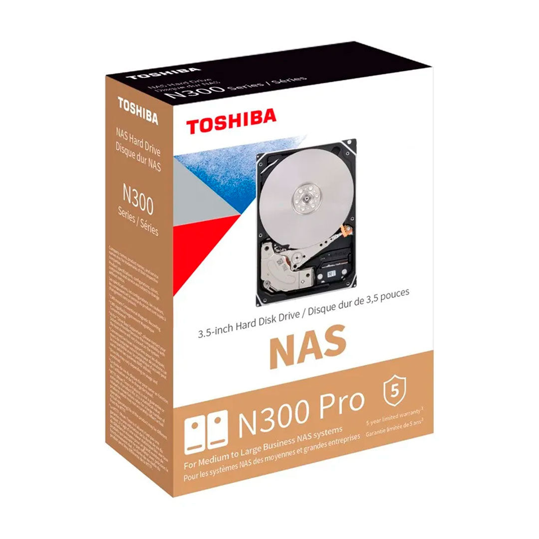 TOSHIBA HDWG760XZSTB NAS Disco Duro N300 Pro 6TB 7200RPM 3.5"