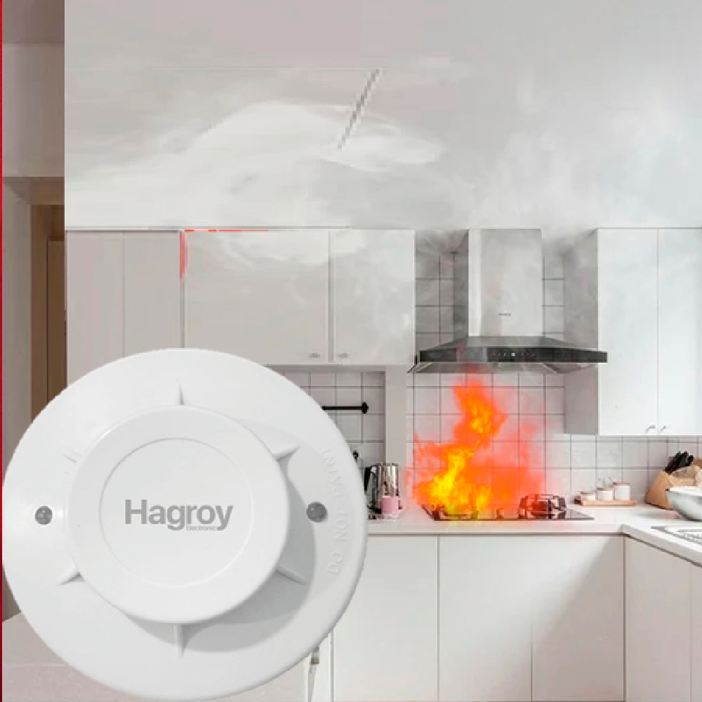 HAGROY HG-DT503 Detector de Temperatura Convencional 57ºC 2Hilos 12/24V