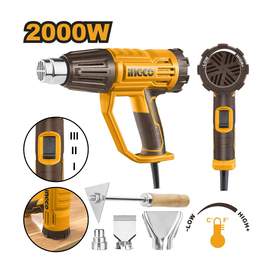 INGCO HG200047 Pistola de calor 2000W