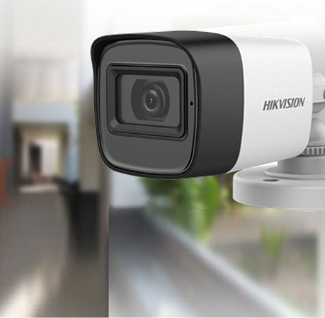 HIKVISION DS-2CE16H0T-ITPF Cámara de Seguridad 5MP Lente Fijo IR20 Audio
