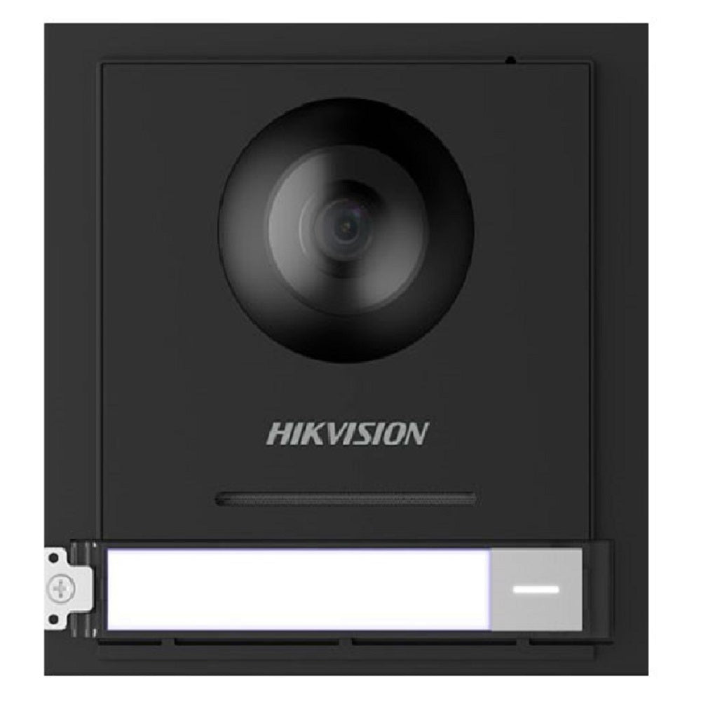 HIKVISION DS-KD8003-IME1 Portero Frente de Calle con Cámara Ojo de Pez 2MP un Botón