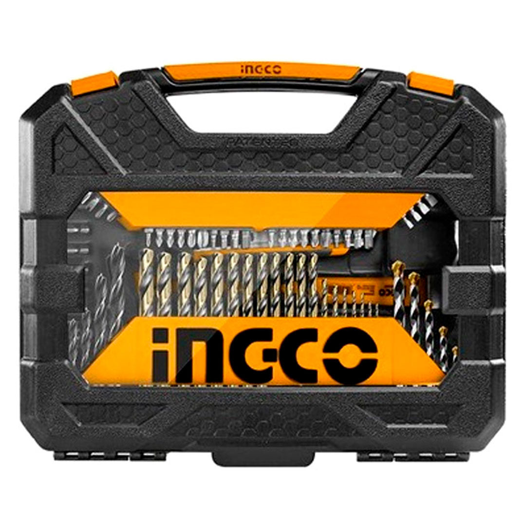 INGCO HKTAC011201 Set de accesorios de 120 piezas. Taladro + herramientas manuales