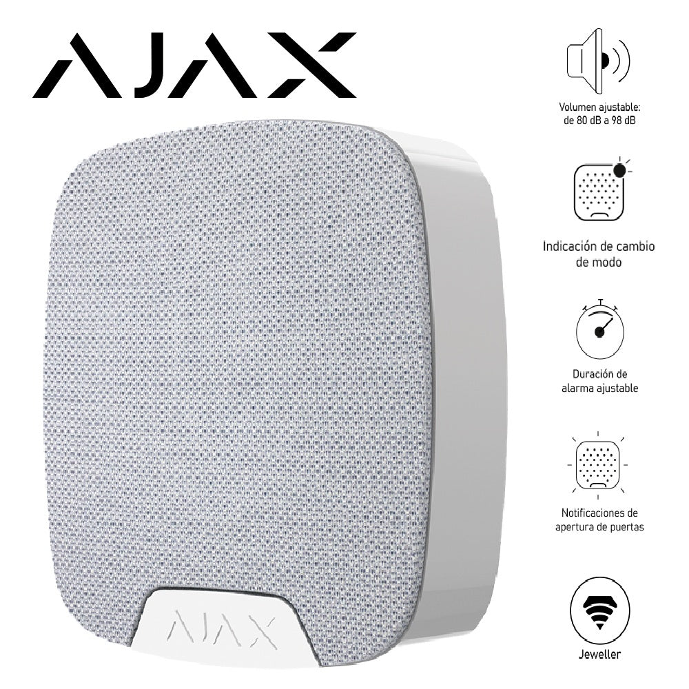 AJAX HOMESIREN Sirena Inalámbrica Interior 80 a 98dB