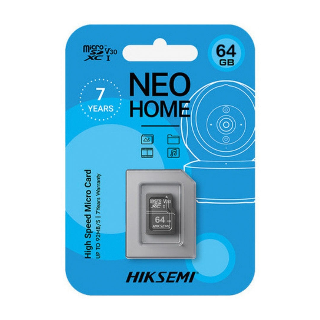 HIKSEMI HS-TF-D1/64GB NEO HOME Memoria MicroSD 64GB