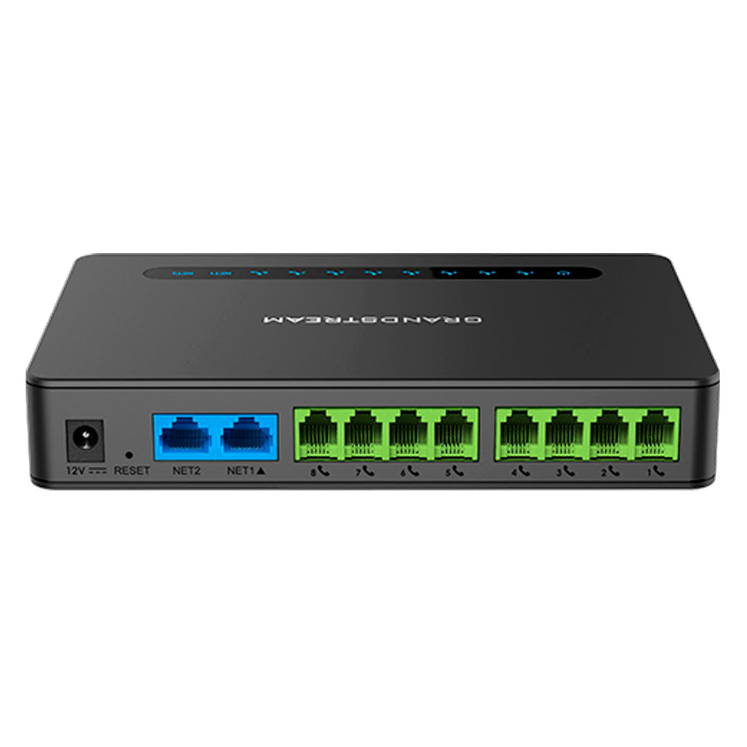 GRANDSTREAM HT818 V2 Gateway VOIP 8 Puertos FXS con Router NAT GB
