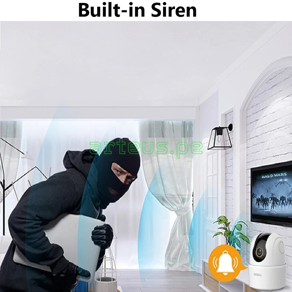 IMOU Ranger 2 Cámara de Seguridad WIFI 4MP PT 360° IPC-A42N-L