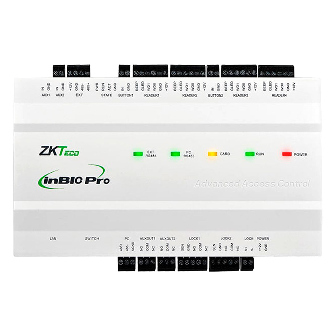 ZKTECO INBIO260 PRO Panel de Control de Acceso para 2 Puertas