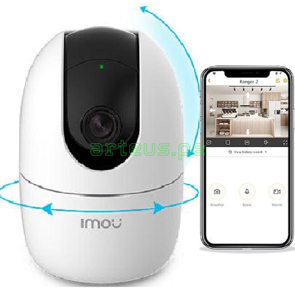 IMOU Ranger 2 Cámara de Seguridad WIFI 4MP PT 360° IPC-A42N-L