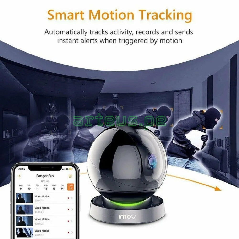 IMOU REX 3D 2K Cámara de Seguridad WiFi 3MP PT 360º IPC-GS2D-3K0W