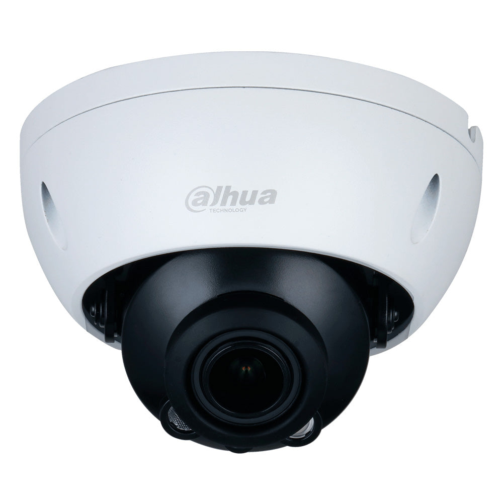 Cámara domo de seguridad Dahua blanca para videovigilancia en interiores o exteriores