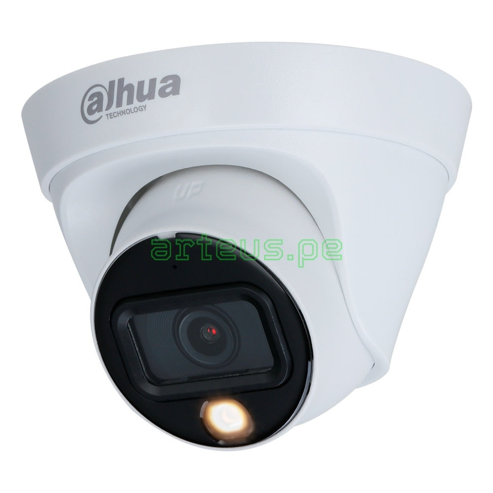 DAHUA IPC-HDW1239T1-LED-S6 Cámara de Seguridad IP POE 2MP Full HD 2.8mm IP67 Led 10m FULL COLOR