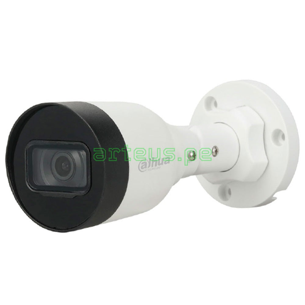 Cámara de seguridad tipo bala blanca Dahua para videovigilancia y monitoreo exterior