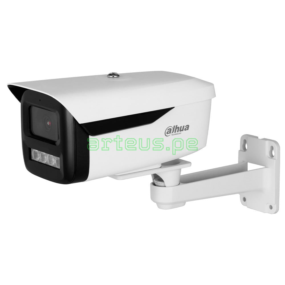 DAHUA IPC-HFW2449M-AS-LED-B Cámara de Seguridad IP POE 4MP 2K 3.6mm WDR IP67. Micrófono, LED 50m. FULL COLOR, WIZSENSE